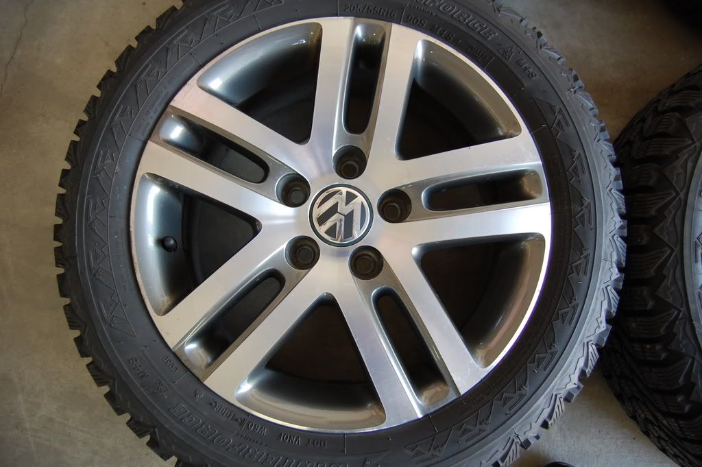 205/55/16 Winter Tires w MK5 Jetta Rims VW Vortex Volkswagen Forum